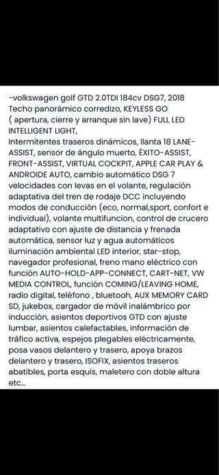 Volkswagen Golf 2019