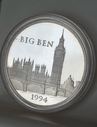 Moneda Plata 100 Francos Francia 15 ECU