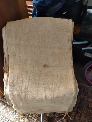 5 sacos antiguos de tela