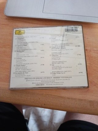 CD Adagio Karajan Música Clásica
