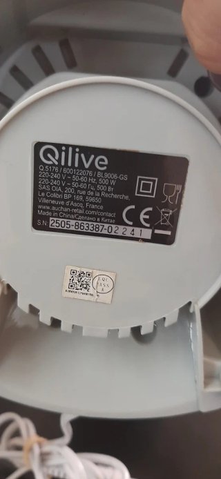 Licuadora Qilive Plástico 500W