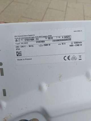 Placa electrónica lavadora Balay