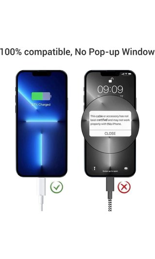 3Pack Cables Cargador iPhone Lightning USB