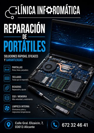 Reparación y Venta de Portátiles