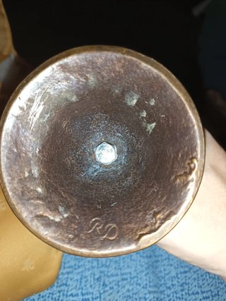 Menorá de bronce marca RD
