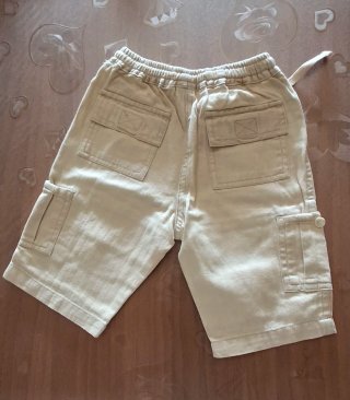 Pantaloncini cargo bimbo beige, CHICCO
