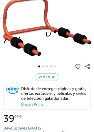 Soporte para 2 bicicletas 30 kg