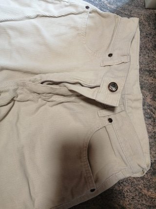 Pantalón Pana Lee Vintage Talla 34-31 Beige