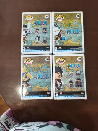 Funko Pop! Brook, Franky, Luffy, Sniper King