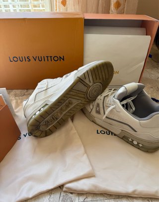 Louis Vuitton trainer Bianche Taglia 45