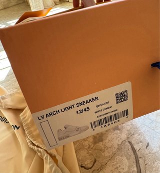 Louis Vuitton trainer Bianche Taglia 45