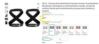 Correas Gymreapers Levantamiento Peso Muerto T-XS