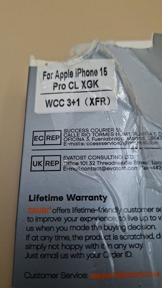 Pack 3 cristales iPhone 15 Pro 6506