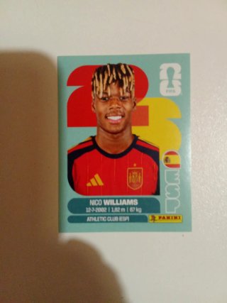 Cromos Nico Williams Mundial 2026