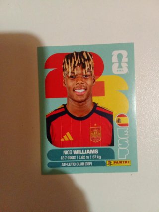 Cromos Nico Williams Mundial 2026