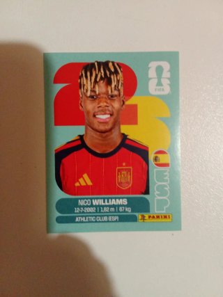 Cromos Nico Williams Mundial 2026