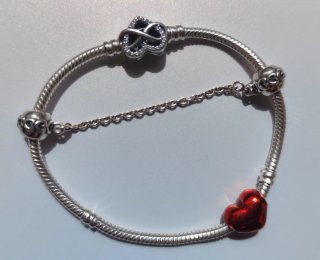 Pulsera Pandora Plata y Cierre Seguridad