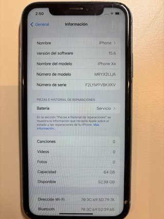iPhone XR Apple azul con caja