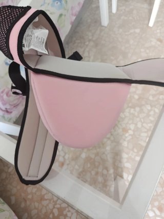 Asiento portabebés rosa INSULAR