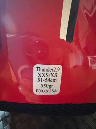 Casco de esquí Carrera rojo