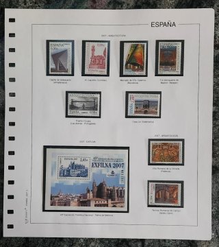 Lotti Francobolli Spagna 2004-2007 MNH