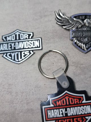 Pin Harley Davidson Llavero y pegatina