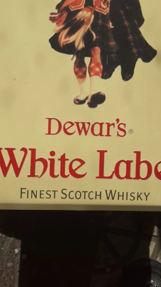 Cartel Publicidad Dewar's White Label