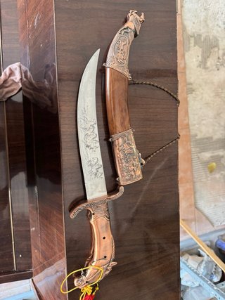 Réplica Cuchillo Árabe Decorativo