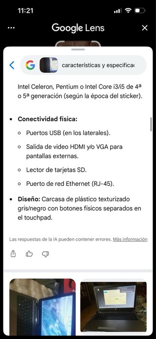 Portátil HP Negro
