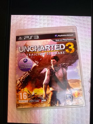 PS3 Sony Negra + Mando + Juegos