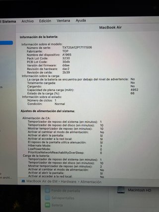 MacBook Air 2019 13” i5 8GB 128GB SSD