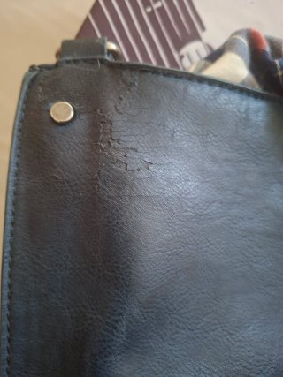 Bolso Pepe Jeans auténtico cuadros con marcas de u