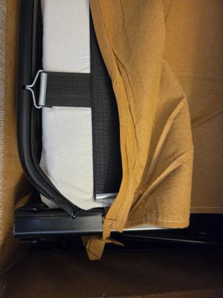 URGE : Sofá cama 2 plazas beige tela