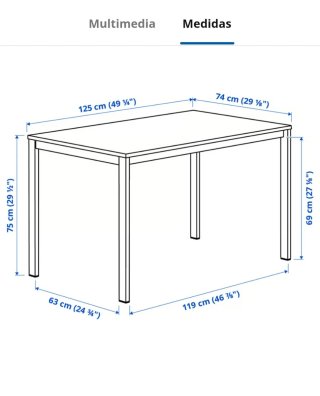 Mesa de Comedor IKEA Blanca