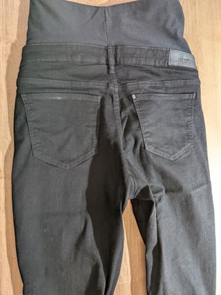 Pantalones premamá H&M Talla M Gris y Negro
