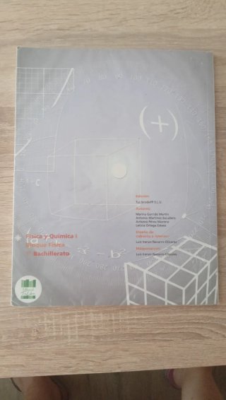 Física y Química I, 1o Bachillerato, lote 2 libros