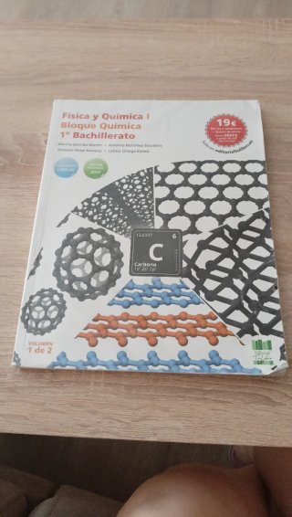 Física y Química I, 1o Bachillerato, lote 2 libros