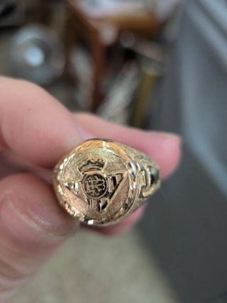 Sello grande Real Betis Balompié Oro 18k