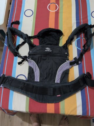 Mochila Portabebés Manduca Negra