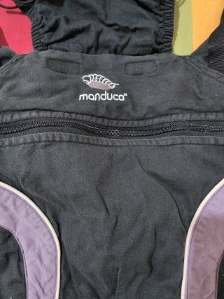 Mochila Portabebés Manduca Negra