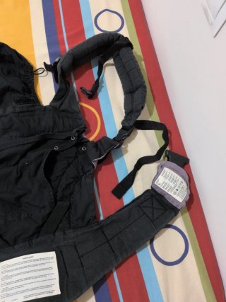 Mochila Portabebés Manduca Negra