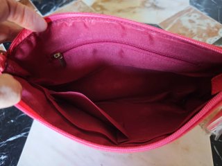 BOLSO CLUTCH CORAL NUEVO CON CORREA