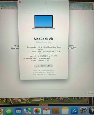 MacBook Air 2018 Argento