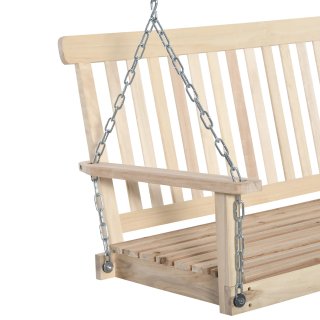 Dondolo da Giardino Sospeso per 2 Persone in Legno