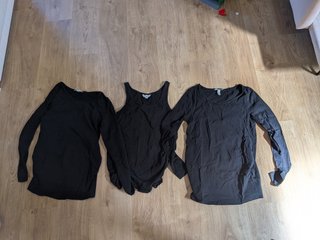 Lote 3 Camisetas Maternidad H&M Talla M