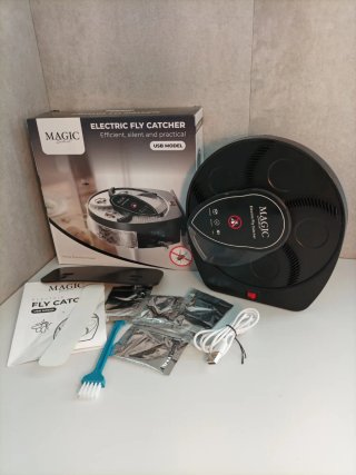 Atrapa Moscas Eléctrico Giratorio 360° a Batería