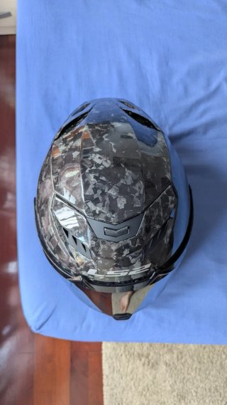 Casco Integral LS2 Carbon Forged Dragon M + cardo
