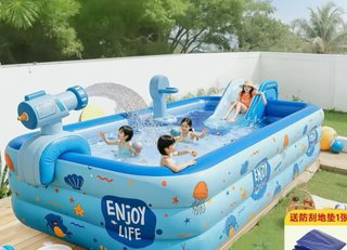 Piscina hinchable infantil con accesorios