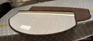 Tappeti per scale marroni e beige