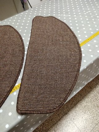Tappeti per scale marroni e beige